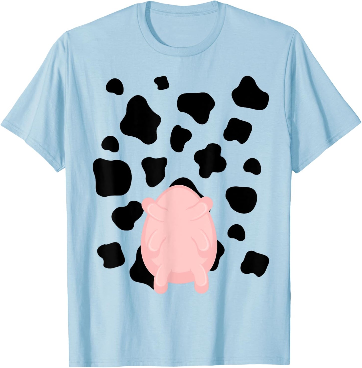 Cow Utter Funny Last Minute Halloween Costume Idea T-Shirt - T-Shirt | Light Blue