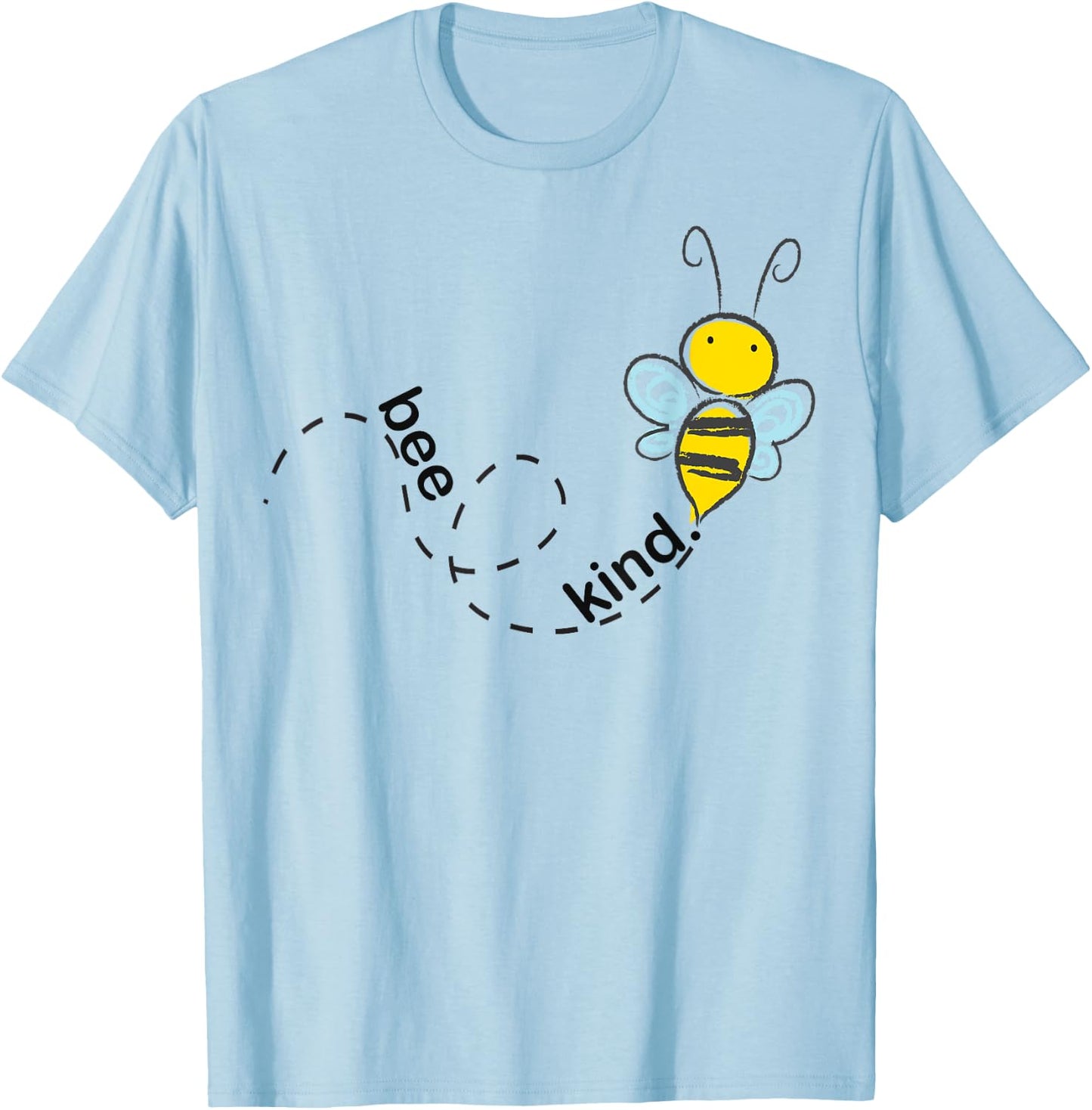 Perfect Be Kind Shirt Funny Save the Bee Kind T Shirt Gift T-Shirt - T-Shirt | Light Blue