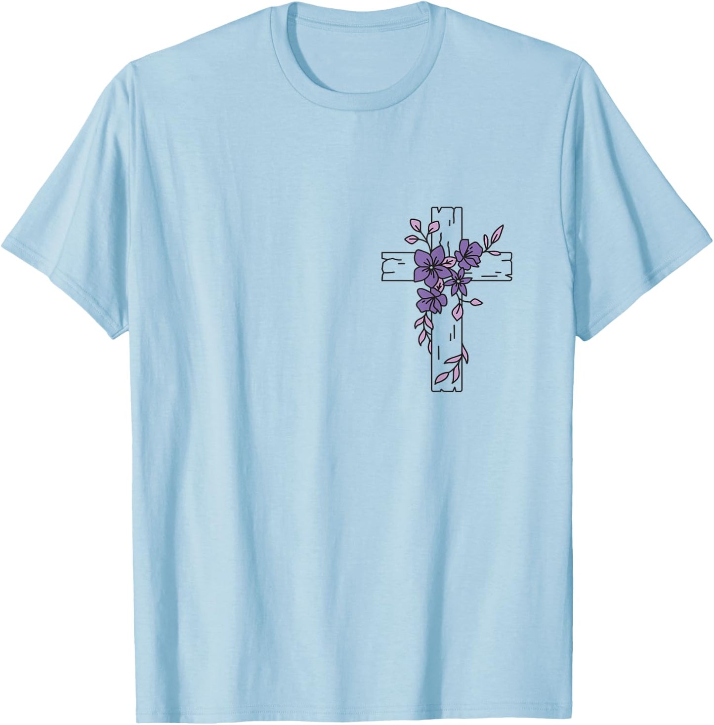 Mental Health IT'S OKAY TO HAVE JESUS AND A THERAPIST T-Shirt - T-Shirt | Light Blue