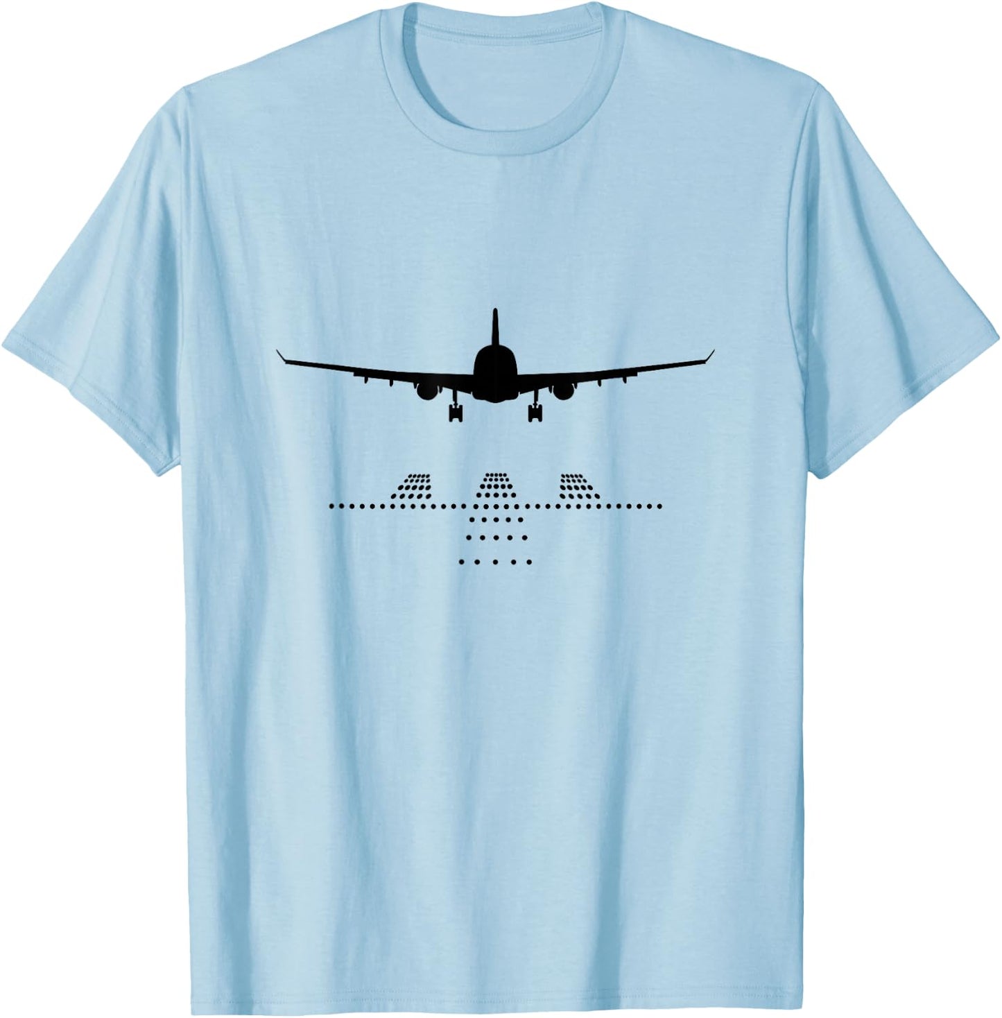 Aeroplane Airport , White T-Shirt - T-Shirt | Light Blue