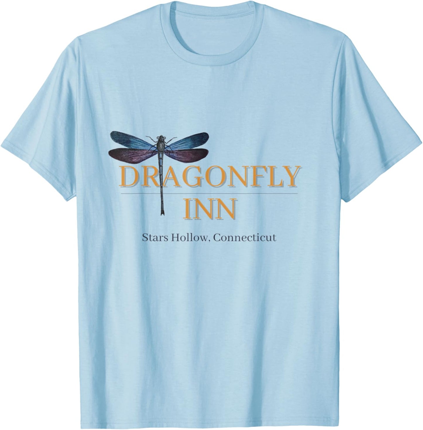 Dragonfly Inn Stars Hollow CT Cute, Funny T-Shirt - T-Shirt | Light Blue