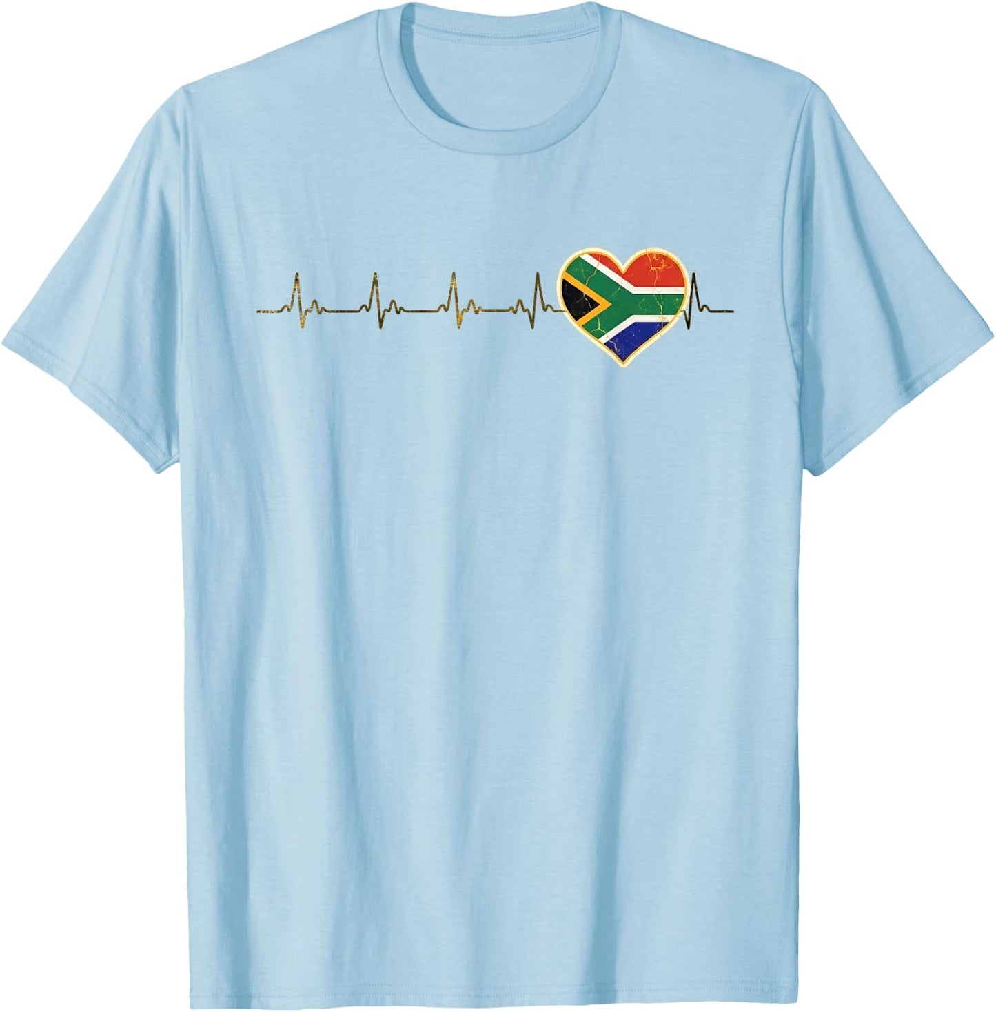 South Africa Retro Vintage Jersey Capetown African T-Shirt - T-Shirt | Light Blue