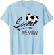 Soccer Memaw Grandma Gift T-Shirt - T-Shirt | Light Blue