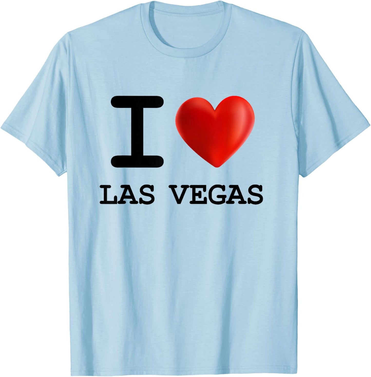 I Love Las Vegas Souvenir , blue T-Shirt - T-Shirt | Light Blue