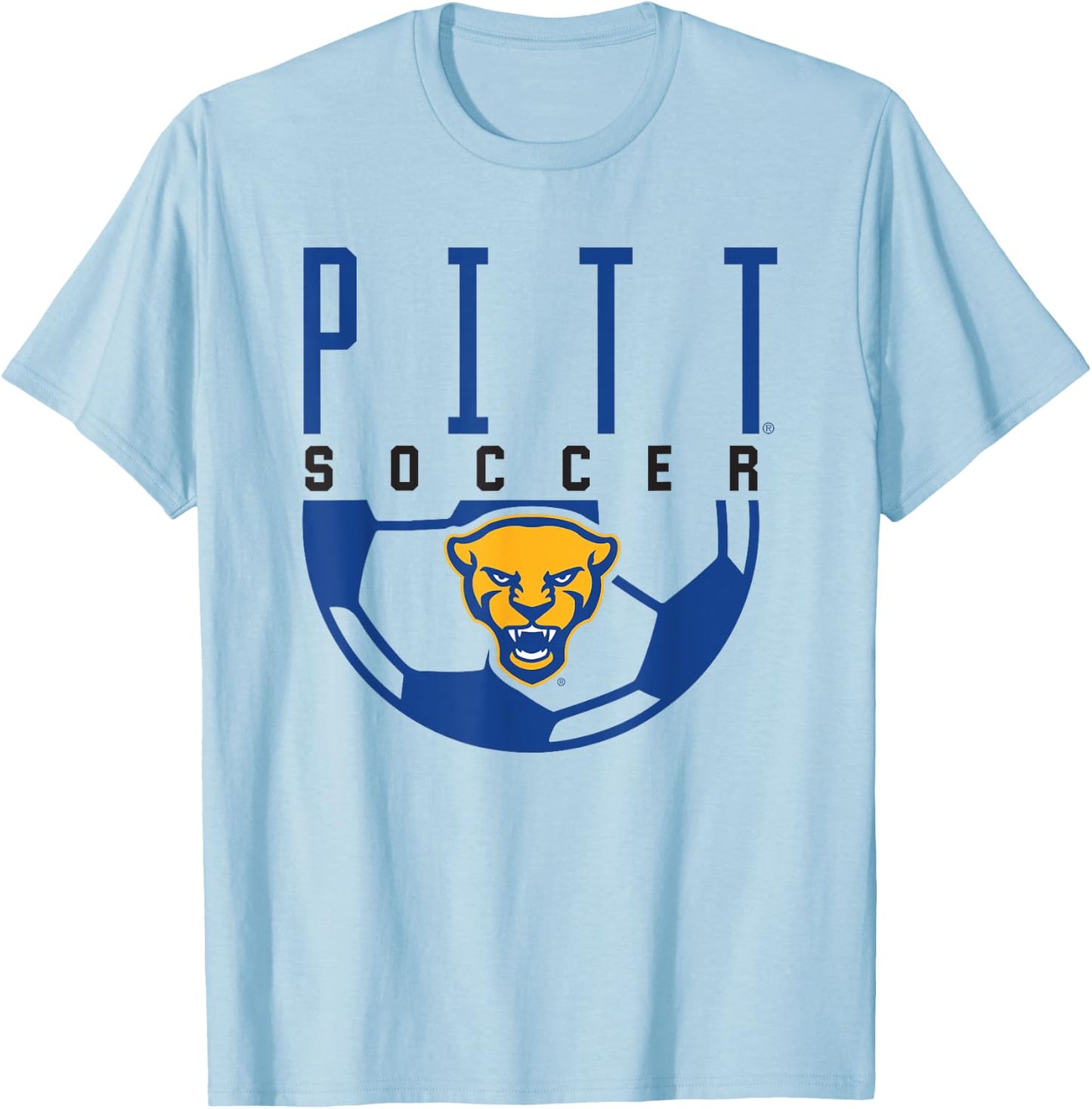 University of Pittsburgh Panthers Soccer T-Shirt - T-Shirt | Light Blue