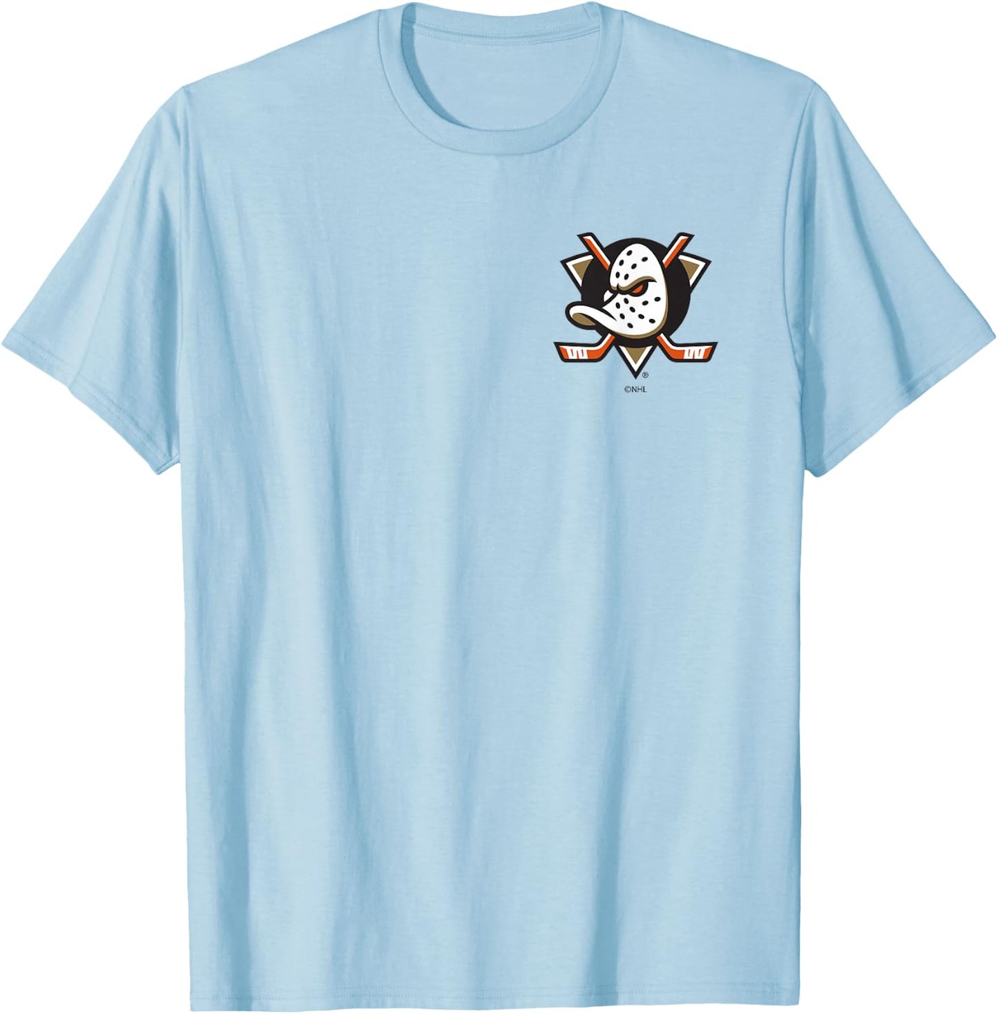 Anaheim Ducks Support Gray Officially Licensed T-Shirt - T-Shirt | Light Blue