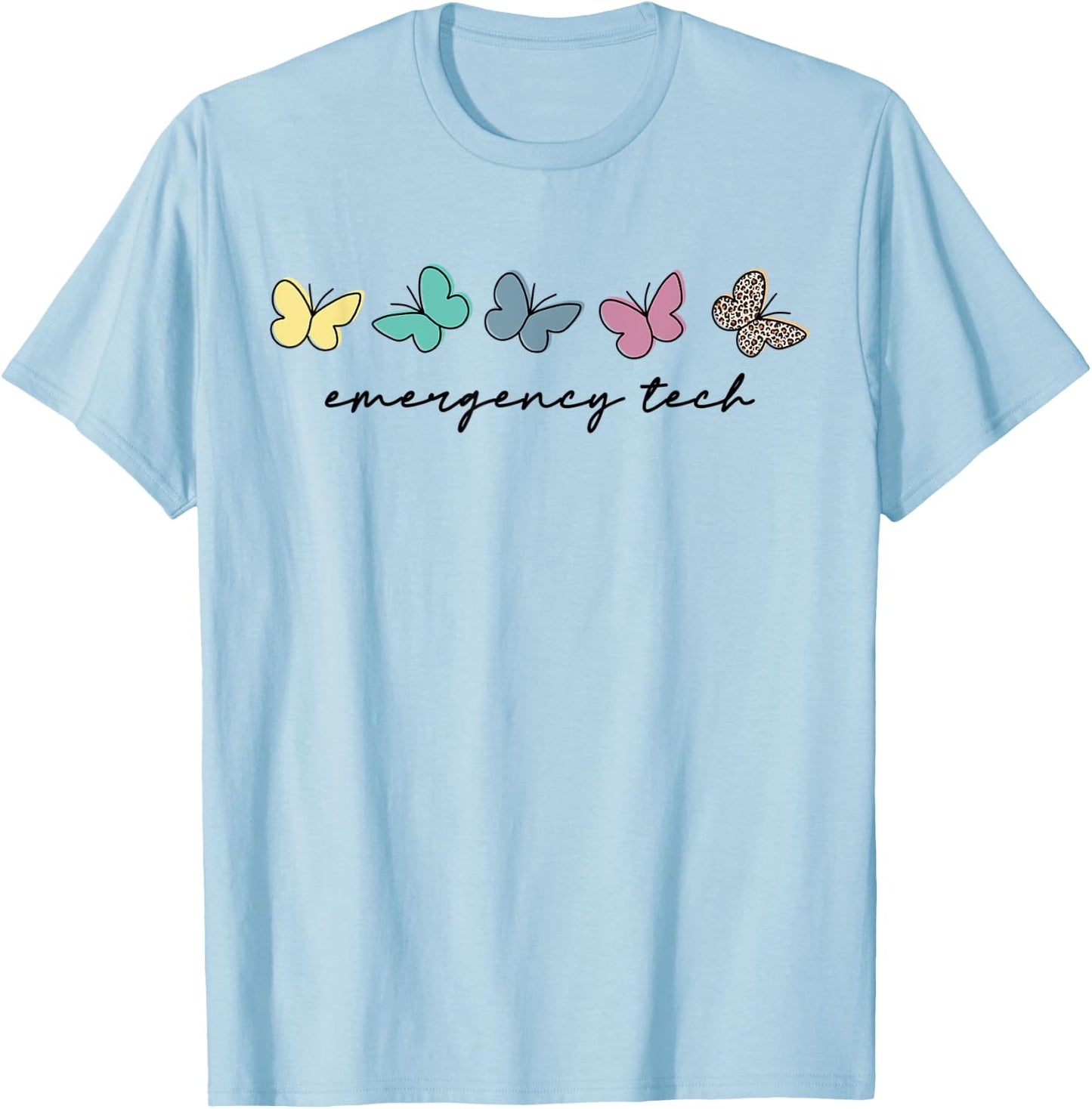 Emergency Room Technician ER Tech Nurse Technologist T-Shirt - T-Shirt | Light Blue