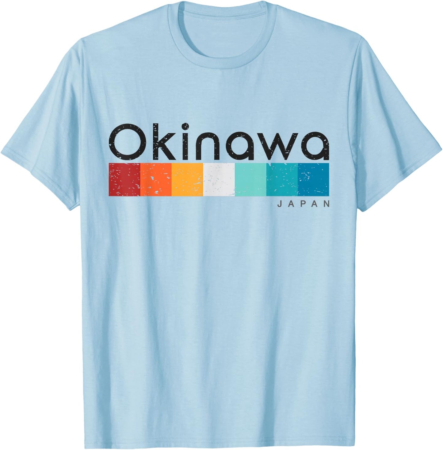 Vintage- im Retrodesign von Okinawa Japan T-Shirt - T-Shirt | Light Blue