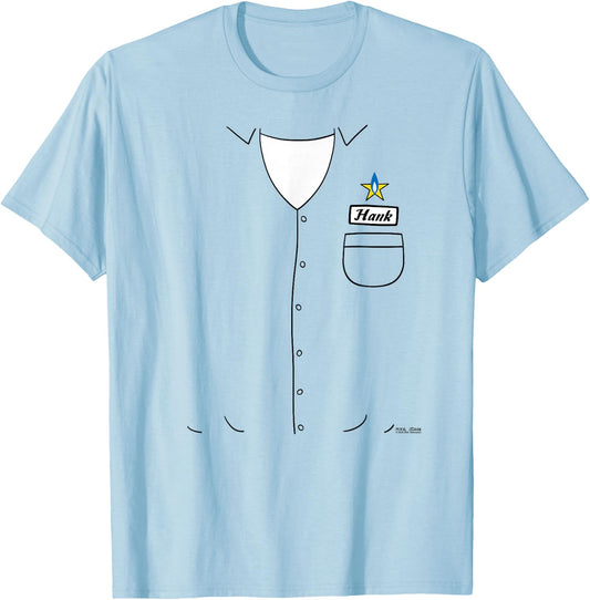King Of The Hill Hank Halloween Propane Salesman Costume T-Shirt - T-Shirt | Light Blue