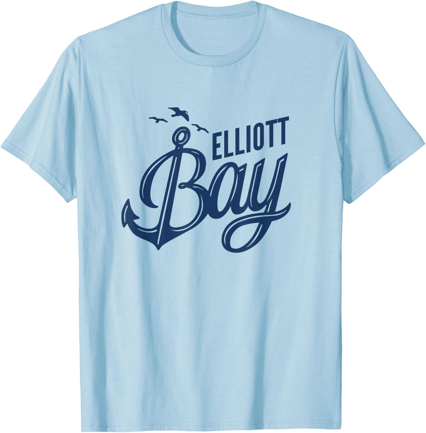 Elliott Bay Puget Sound Seattle Sailing and boating T-Shirt - T-Shirt | Light Blue