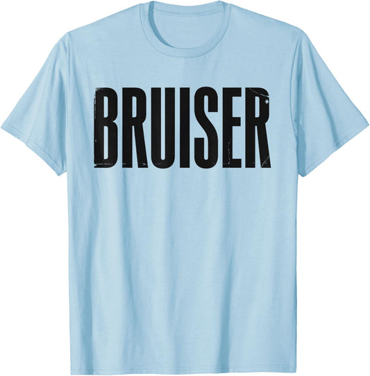 Bruiser Retro Funny T-Shirt - T-Shirt | Light Blue
