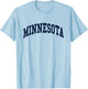Minnesota - Throwback Design - Classic T-Shirt - T-Shirt | Light Blue