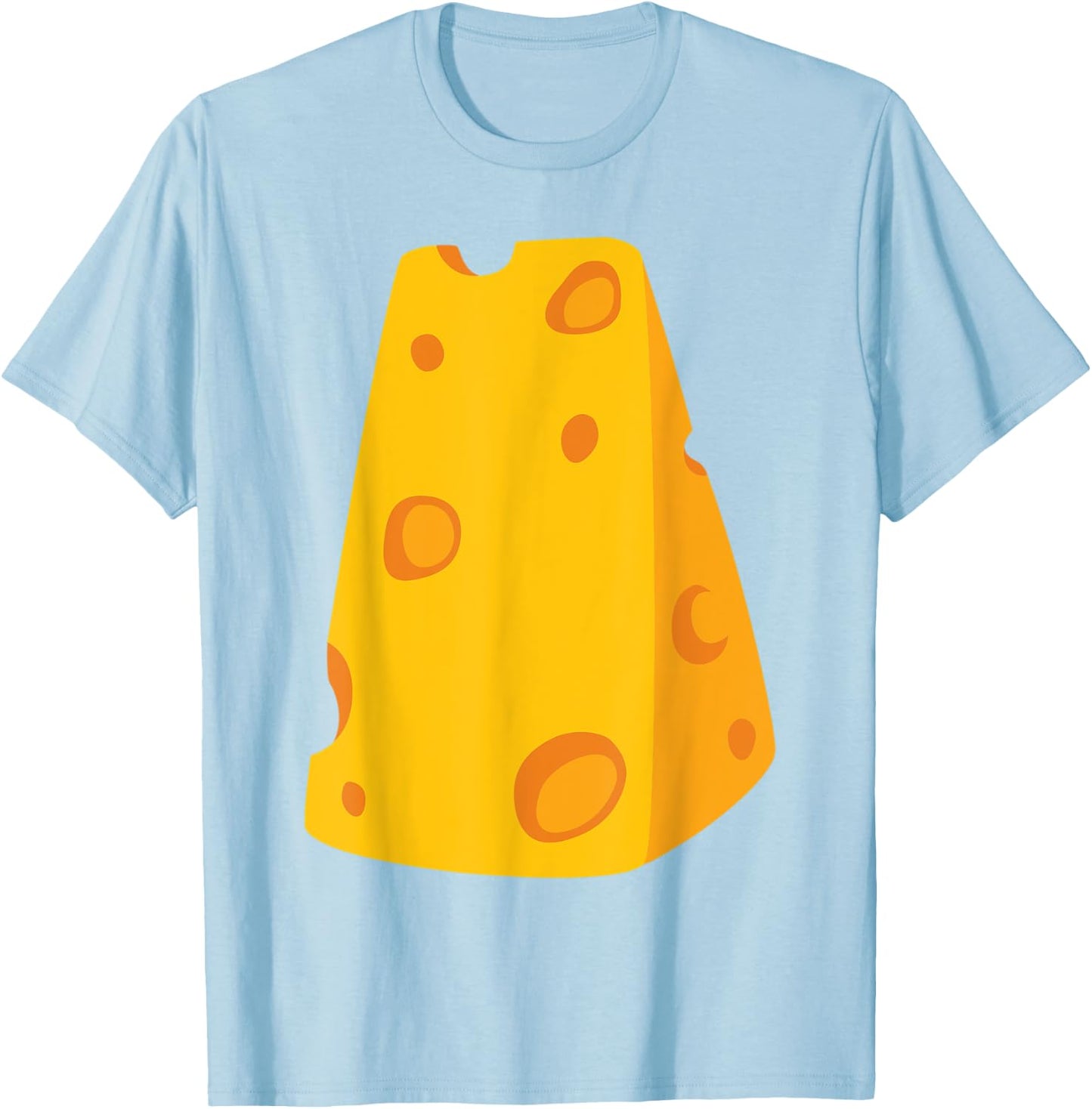 Men's Cheese Costume Cheese Costume Carnival Halloween Cheese , yellow T-Shirt - T-Shirt | Light Blue