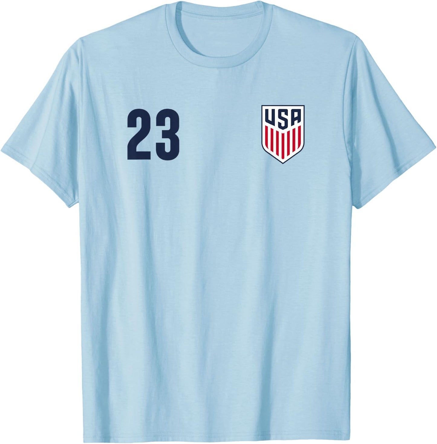 Officially Licensed US Soccer Joe Scally, Legacy #23 T-Shirt - T-Shirt | Light Blue