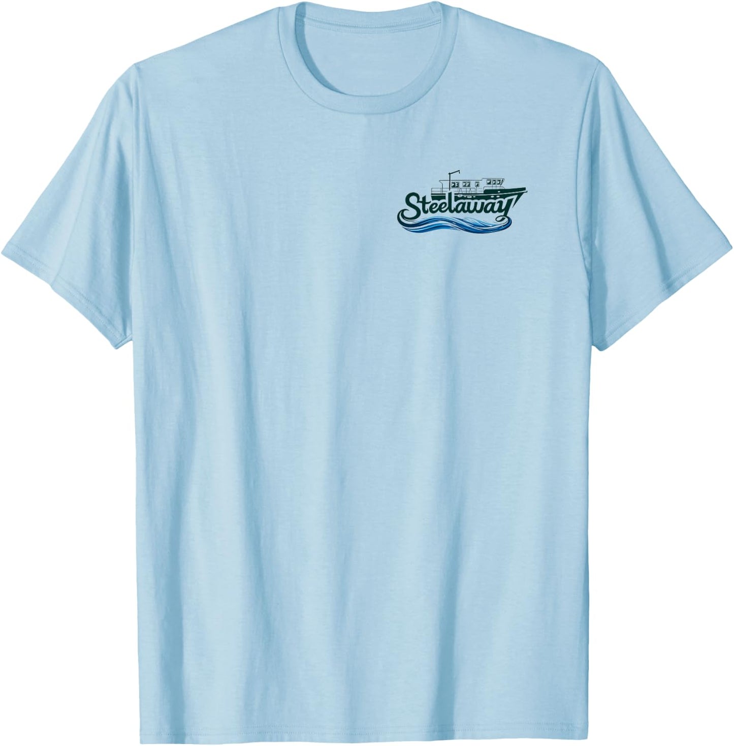 Steelaway Boat Life T-Shirt - T-Shirt | Light Blue