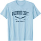 Wildwood Crest New Jersey Vintage Nautical Paddles Sports Oa T-Shirt - T-Shirt | Light Blue