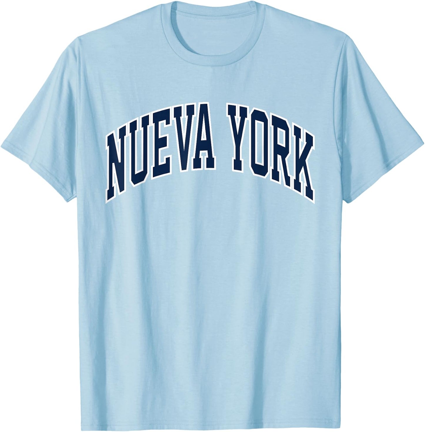Retro New York Throwback Souvenir Classic Nueva York NY Blue T-Shirt - T-Shirt | Light Blue