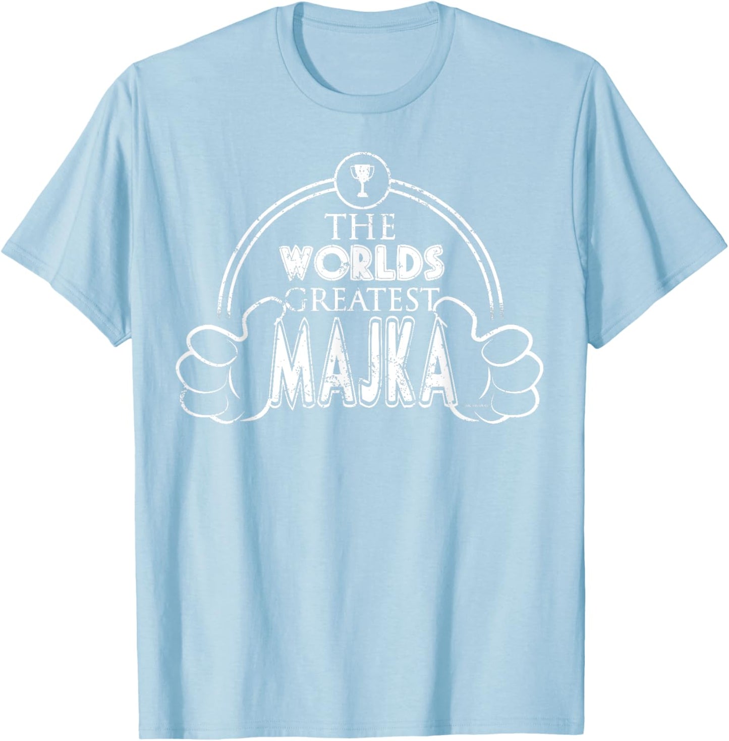 Worlds Greatest Bosnian Majka Shirt T-Shirt - T-Shirt | Light Blue