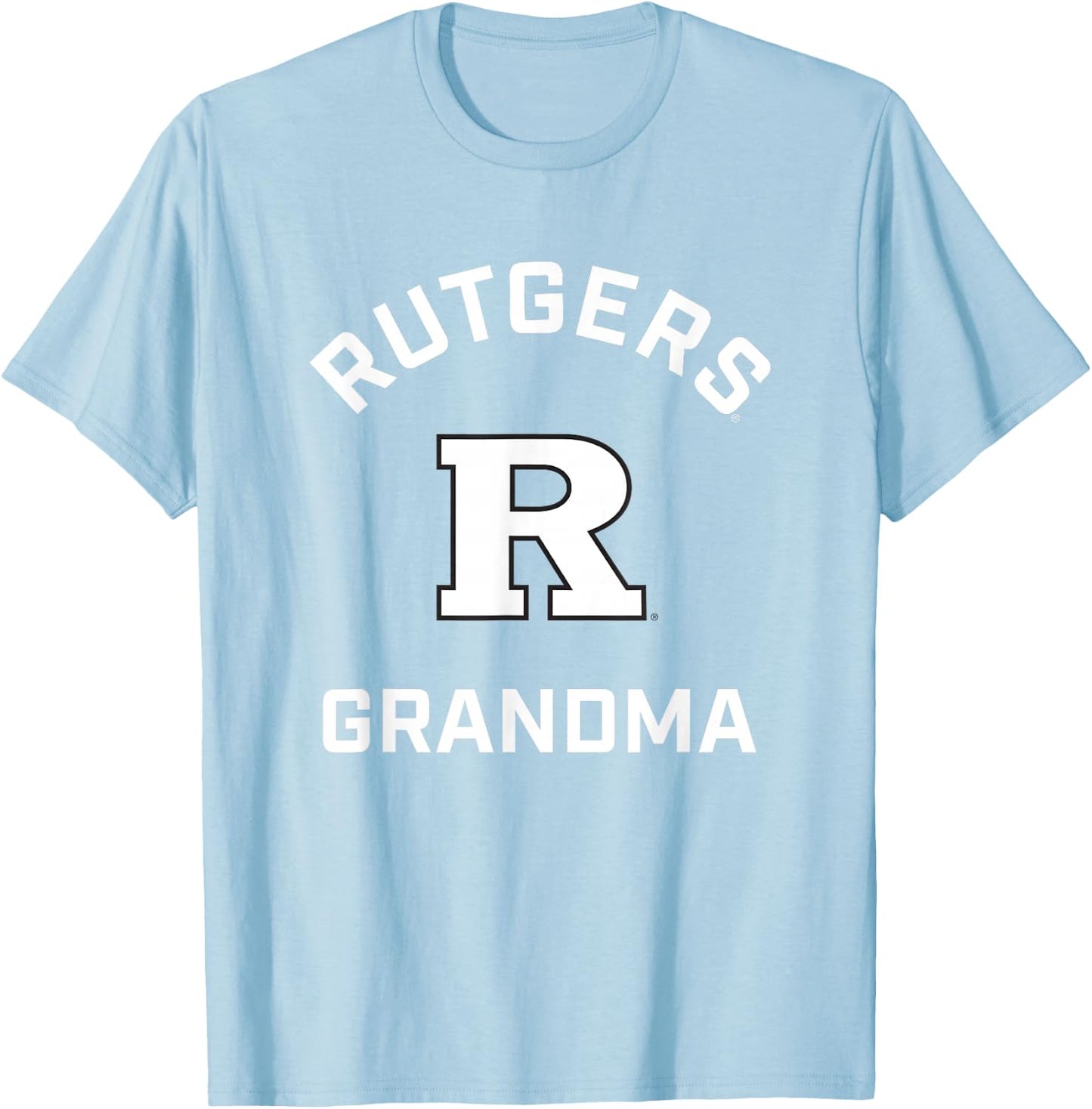 Rutgers University Scarlet Knights Arched Grandma T-Shirt - T-Shirt | Light Blue