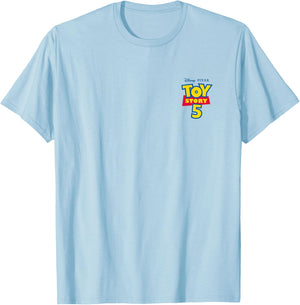 Toy Story 5 - Character Icon Grid T-Shirt - T-Shirt | Light Blue