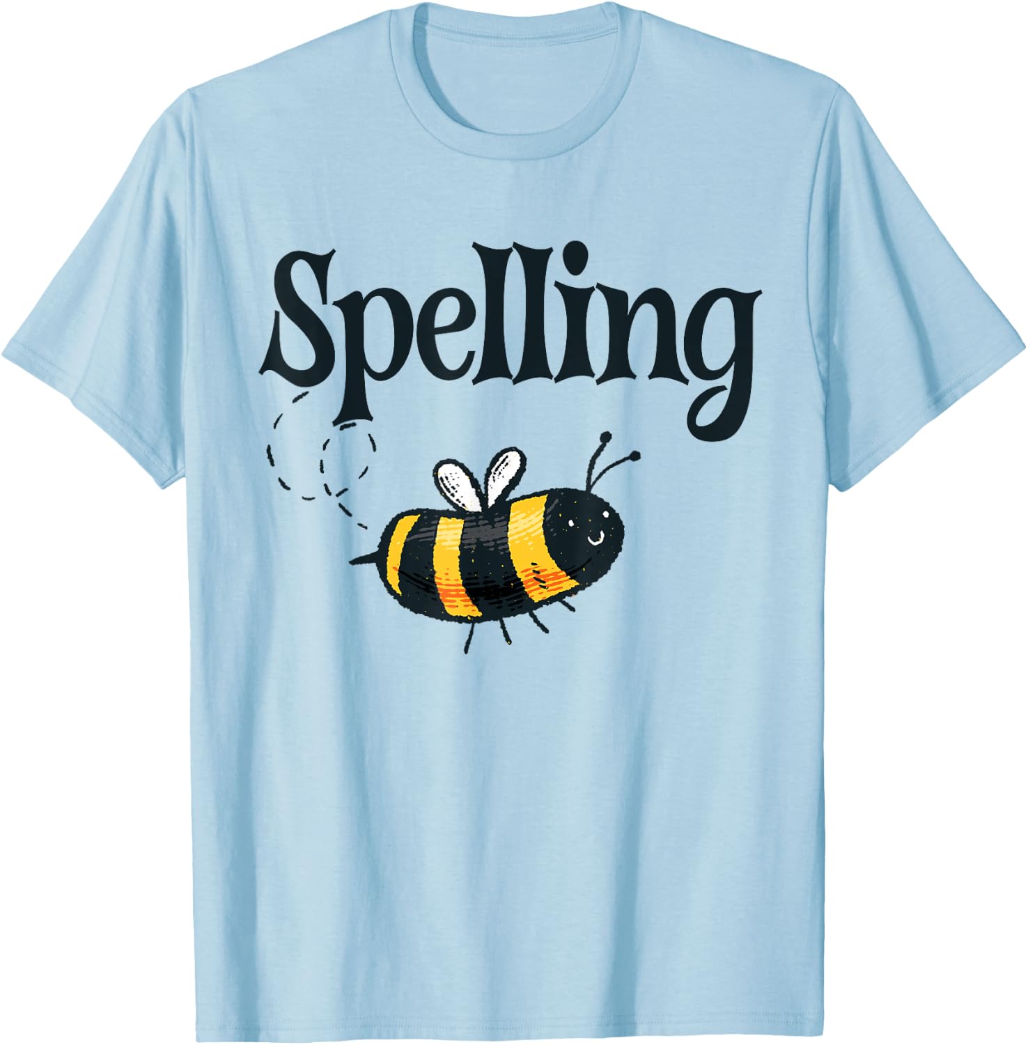 Spelling Bee Buzzing Bee Spelling Competition Spelling Bee T-Shirt - T-Shirt | Light Blue