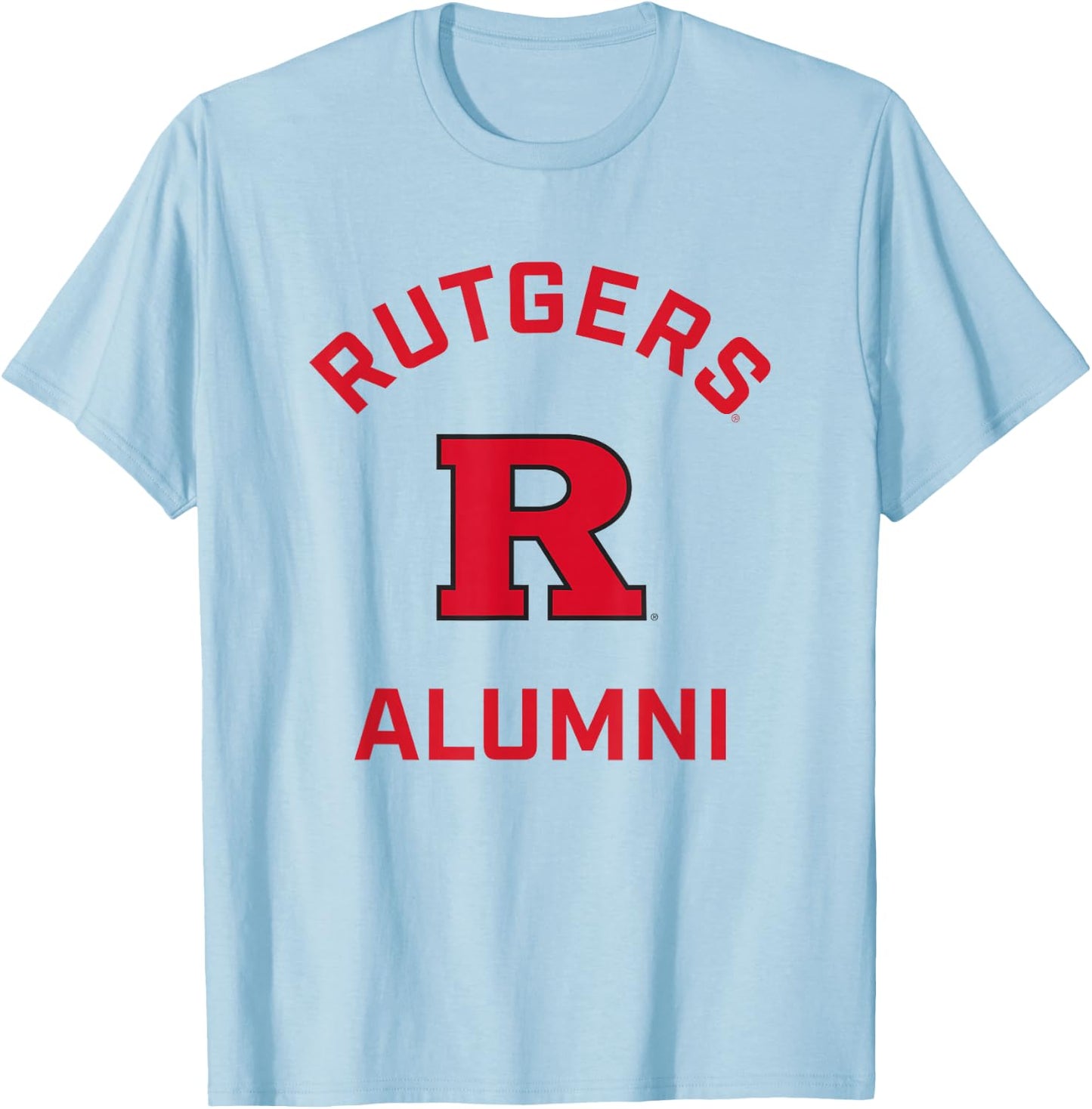 Rutgers University Scarlet Knights Arched Alumni T-Shirt - T-Shirt | Light Blue