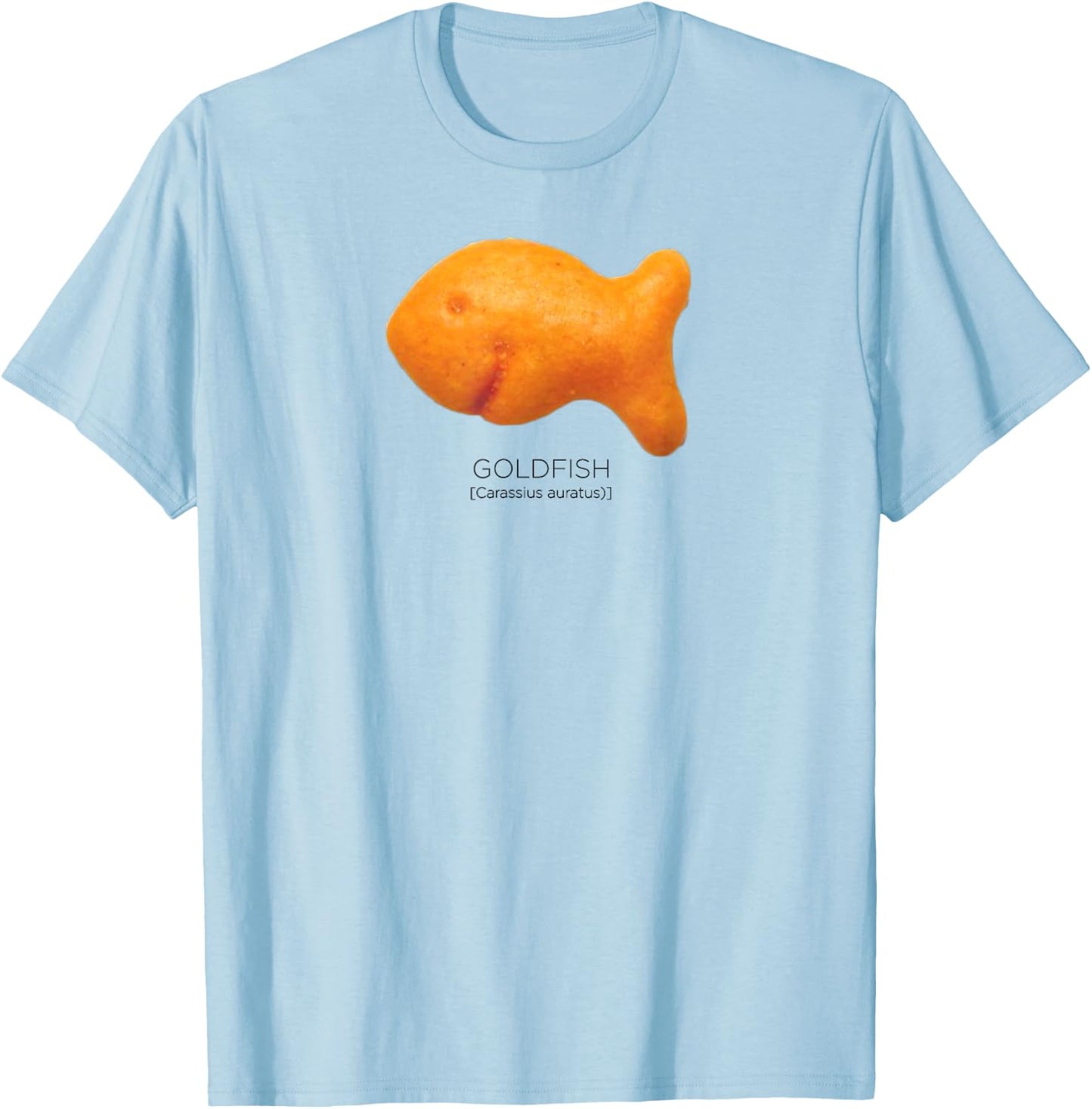 Scientific Goldfish Cracker T-Shirt - T-Shirt | Light Blue