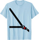 Sicherheitsgurt-Shirt – lustiges falsches Sicherheitsgurt- – Beifahrer T-Shirt - T-Shirt | Light Blue