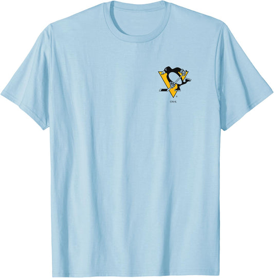 Pittsburgh Penguins Support White Officially Licensed T-Shirt - T-Shirt | Light Blue