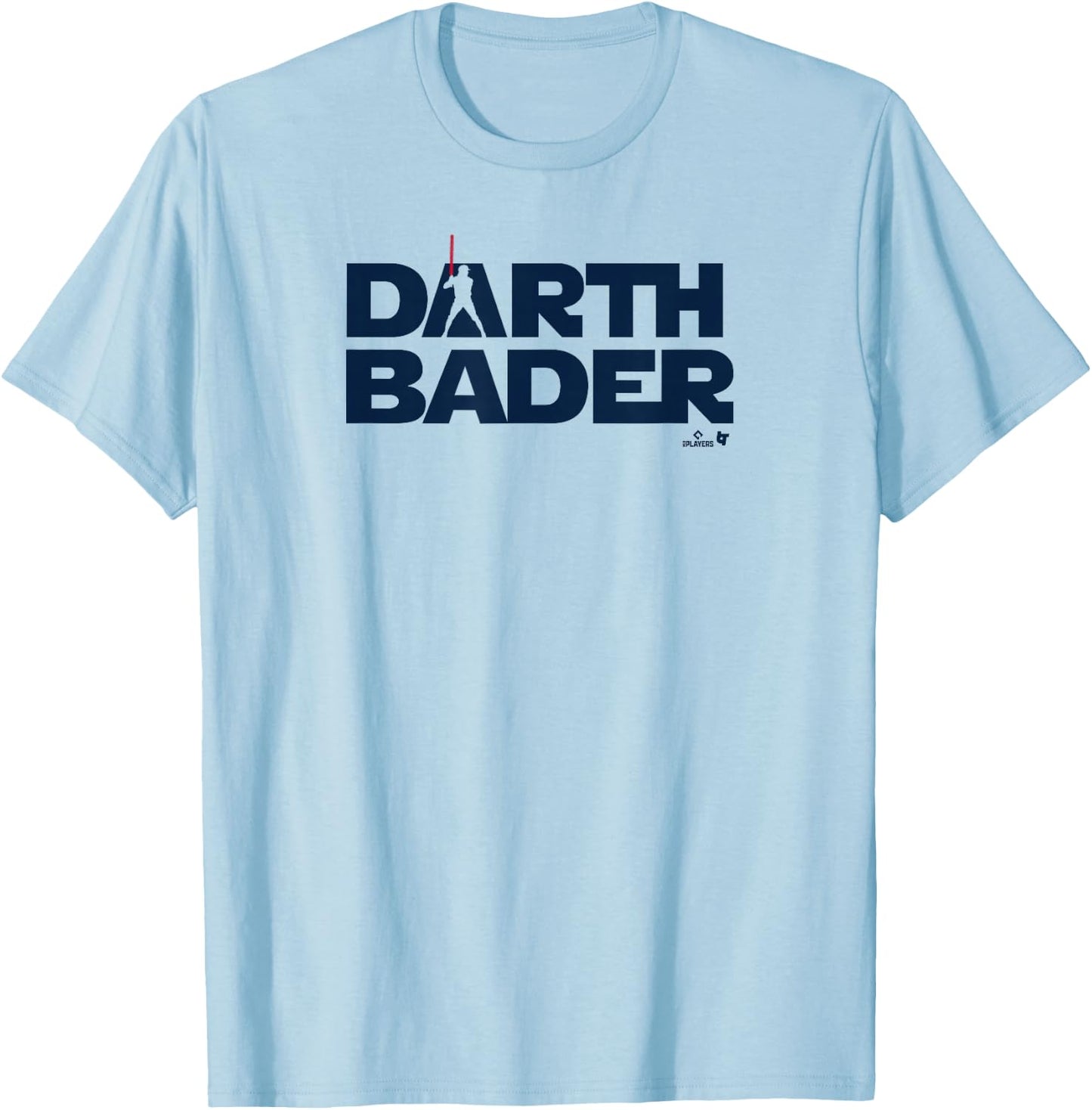 Harrison Bader - Darth Bader - New York Baseball T-Shirt - T-Shirt | Light Blue