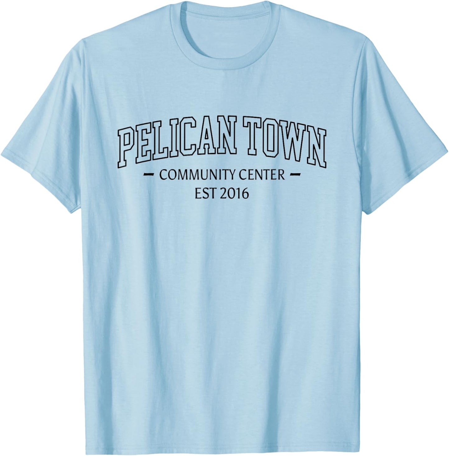 Pelican Town Community Center Est 2016 T-Shirt - T-Shirt | Light Blue
