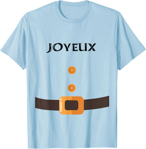 Halloween Carnival Gnome Costume for Groups of 7 Seven , Blue, S T-Shirt - T-Shirt | Light Blue