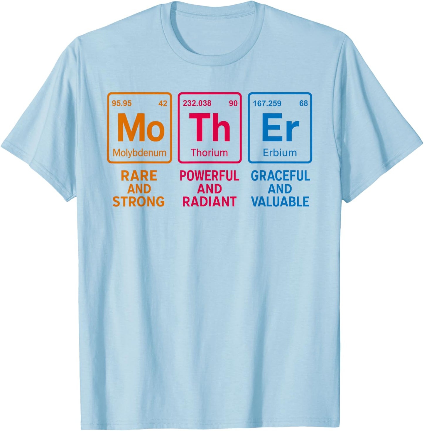 Mother's Day Gifts Novelty Funny Mother's Day T-Shirt - T-Shirt | Light Blue