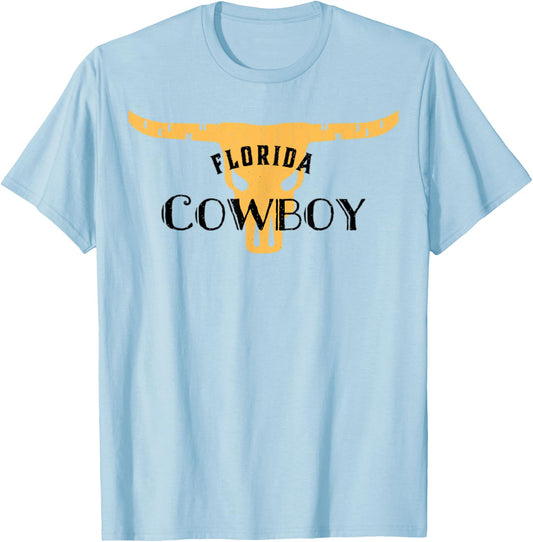 Florida Cowboy T-Shirt - T-Shirt | Light Blue
