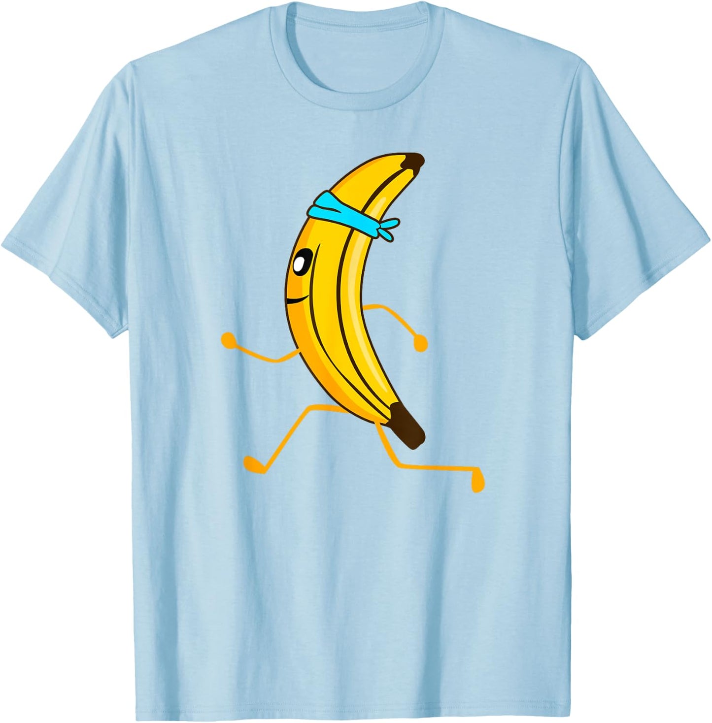 Running Banana Funny Run jooging athletes T-Shirt - T-Shirt | Light Blue