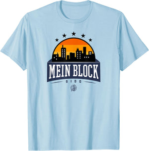 My Block , White T-Shirt - T-Shirt | Light Blue