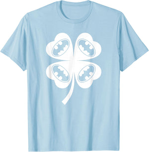 Batman Bat Clover St. Patrick's Day T-Shirt - T-Shirt | Light Blue