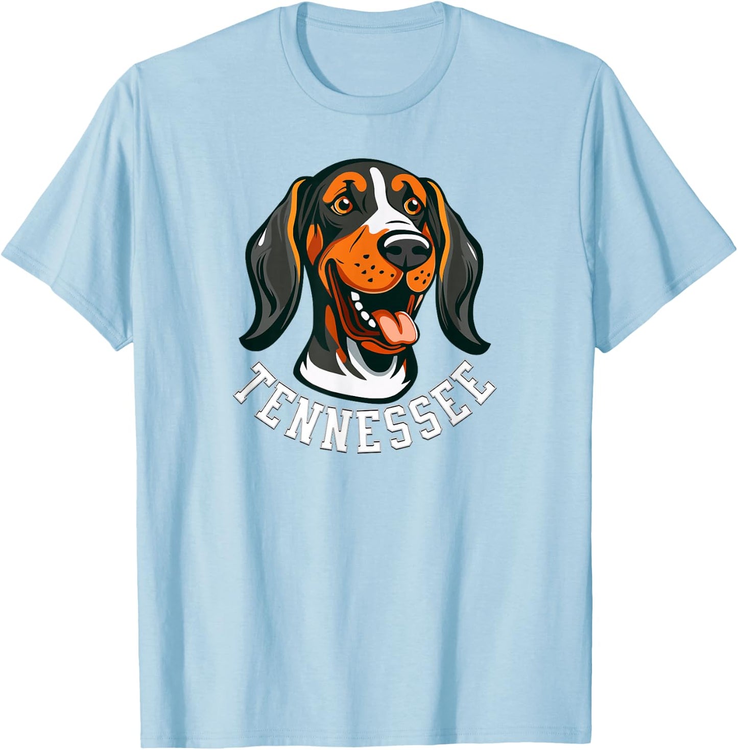 Tennessee Dog Sport Lovers | Tennessee Fan Coonhound T-Shirt - T-Shirt | Light Blue