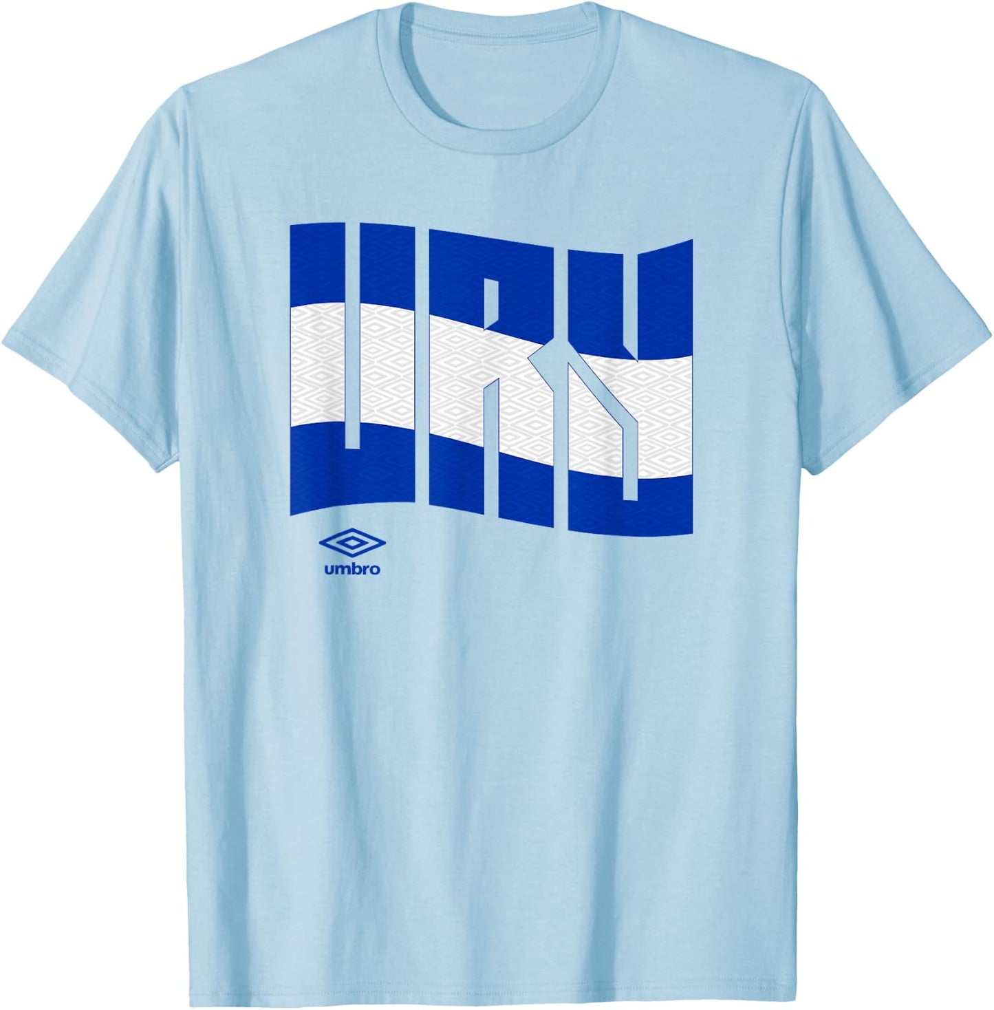 Umbro International Soccer Wavy Uruguay Logo T-Shirt - T-Shirt | Light Blue