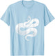 Snake Silhouette Lucky Shamrock St. Patrick's Day T-Shirt - T-Shirt | Light Blue