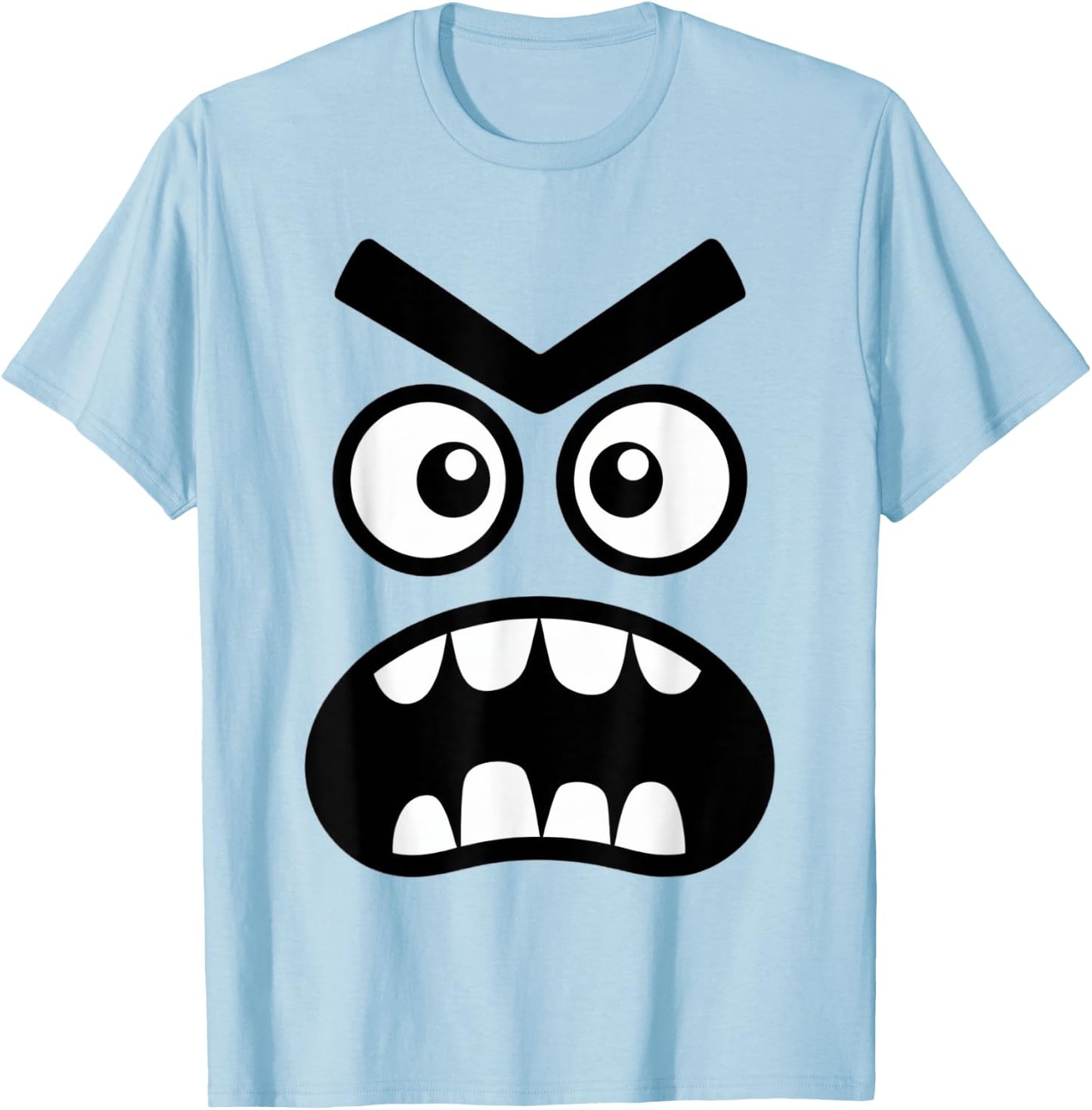 Creepy Carrots Face Halloween Funny Costume Kids Boys Women T-Shirt - T-Shirt | Light Blue