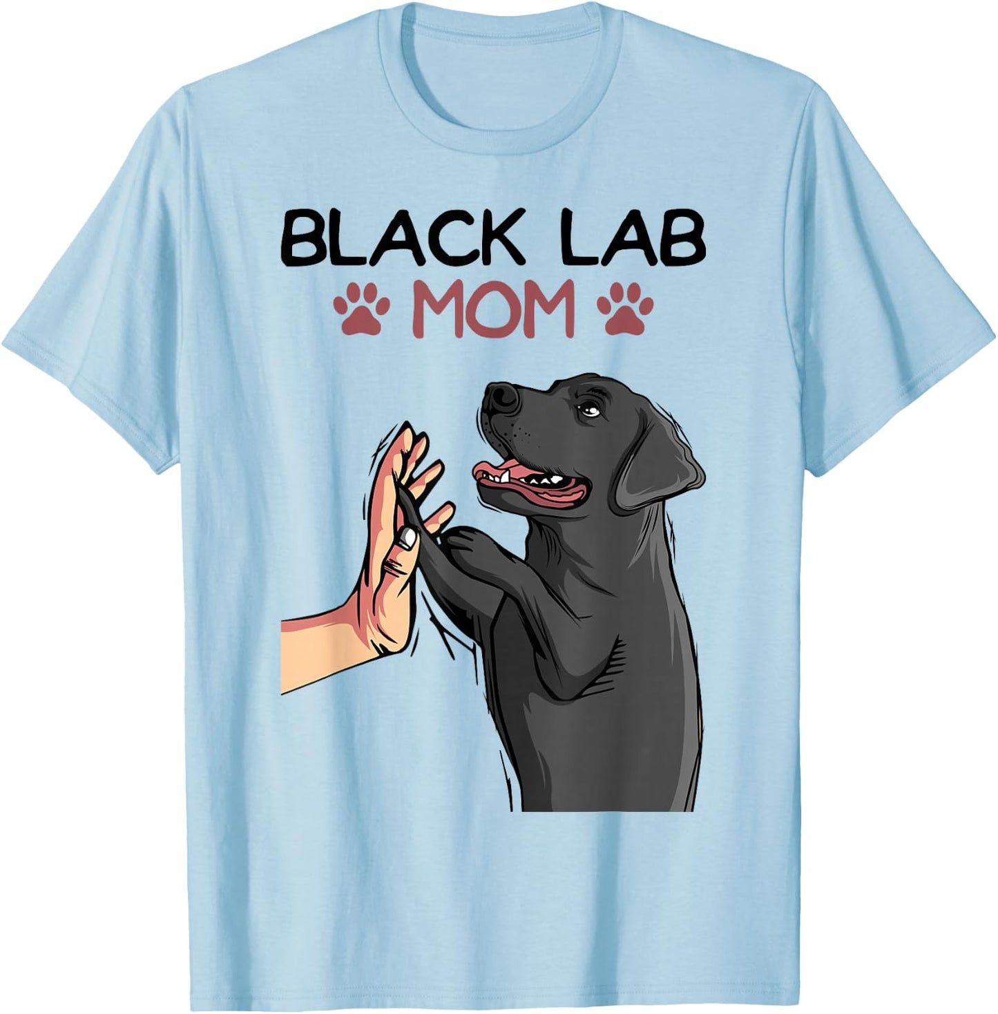 Schwarzer Labrador Retriever Black Lab Mom Labbi Hunde T-Shirt - T-Shirt | Light Blue