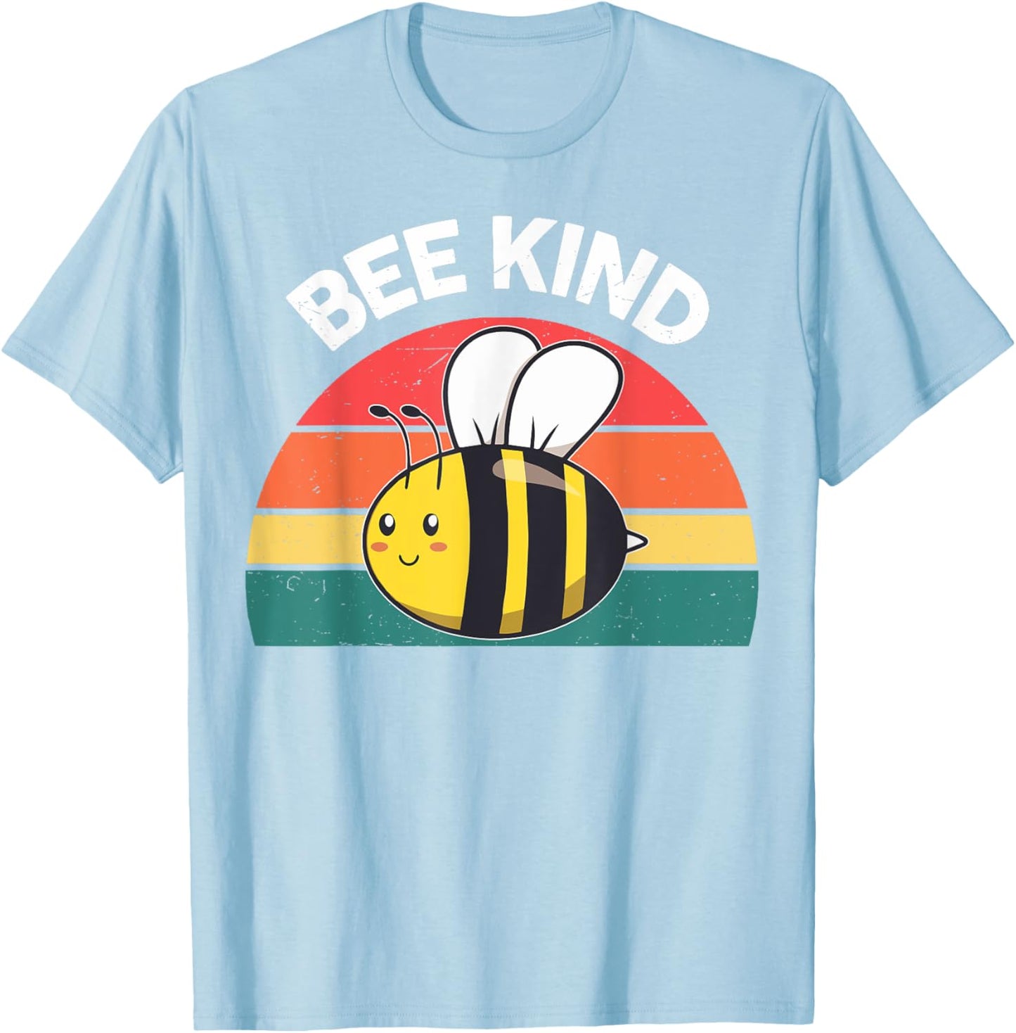 Boys Bee Kind Shirt Kindness Kids Girls Women Toddler Bee T-Shirt - T-Shirt | Light Blue