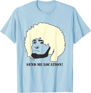 Send me location MMA Shirt T-Shirt - T-Shirt | Light Blue