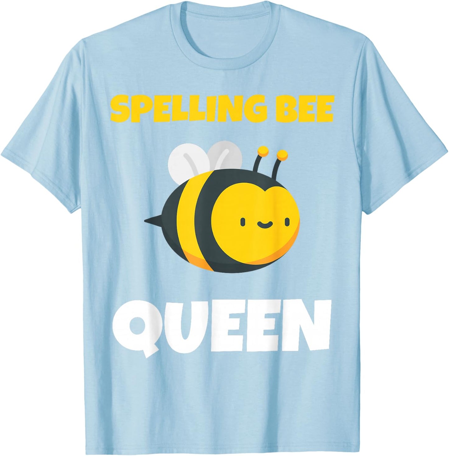 Spelling Bee Queen Kids Girls T-Shirt - T-Shirt | Light Blue