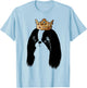 Japanese Chin Dog Wearing Crown Women Kids T-Shirt - T-Shirt | Light Blue