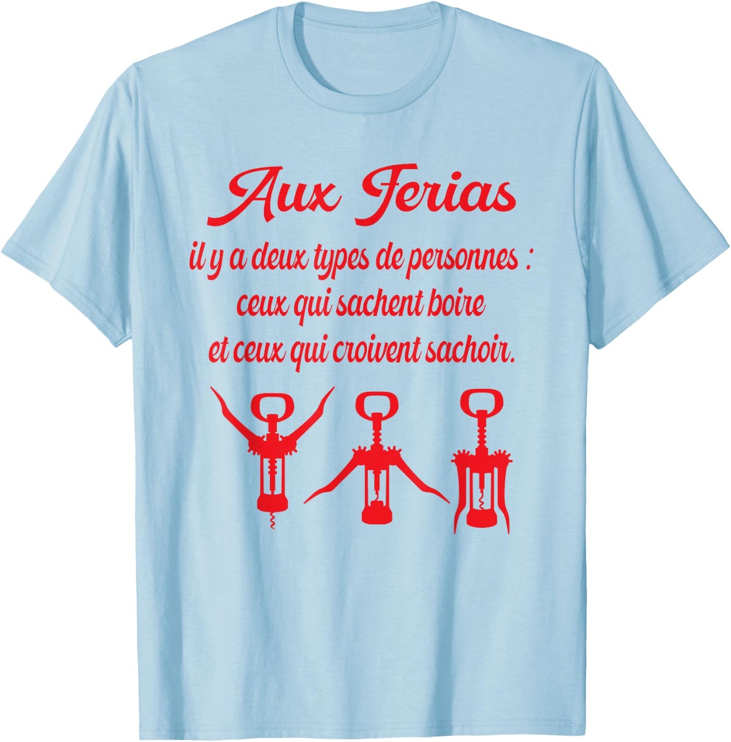 Feria Shooting Cap Drinking Aperitif Moderation Basque Country Tapas T-Shirt - T-Shirt | Light Blue