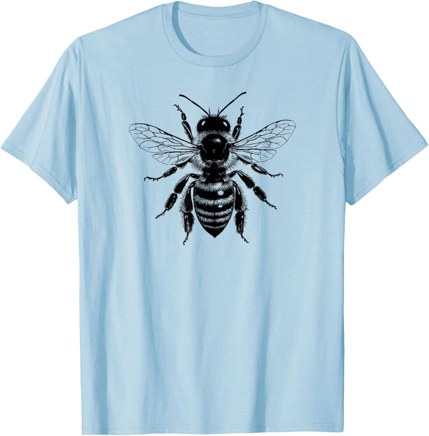 Bee Lovers Nature Insect Design for Honey Beekeepers T-Shirt - T-Shirt | Light Blue