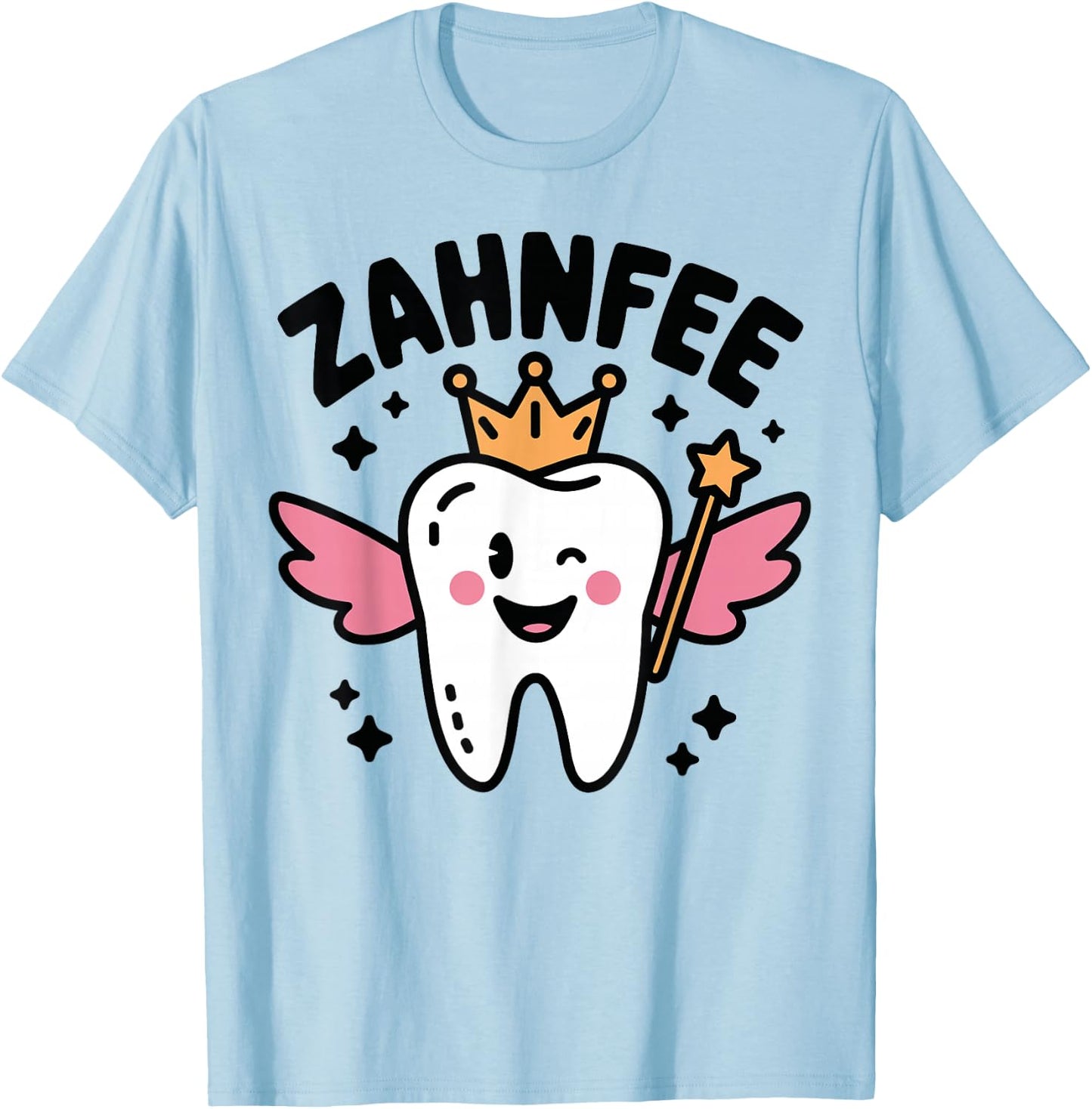 Women's Tooth Fairy Costume , White T-Shirt - T-Shirt | Light Blue