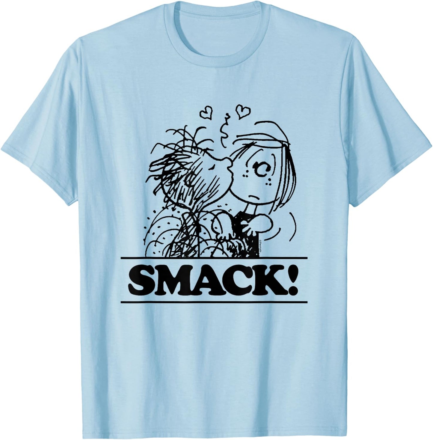 Erdnüsse - Pigpen Peppermint Patty Smack T-Shirt - T-Shirt | Light Blue